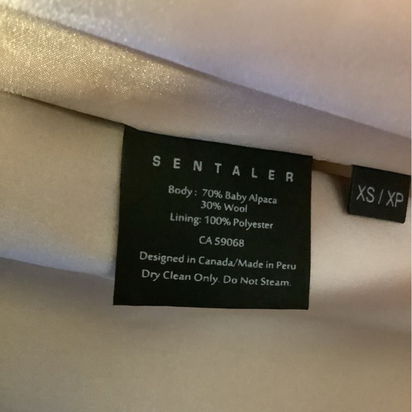 SENTALER Alpaca Coat - Picture 5 of 6